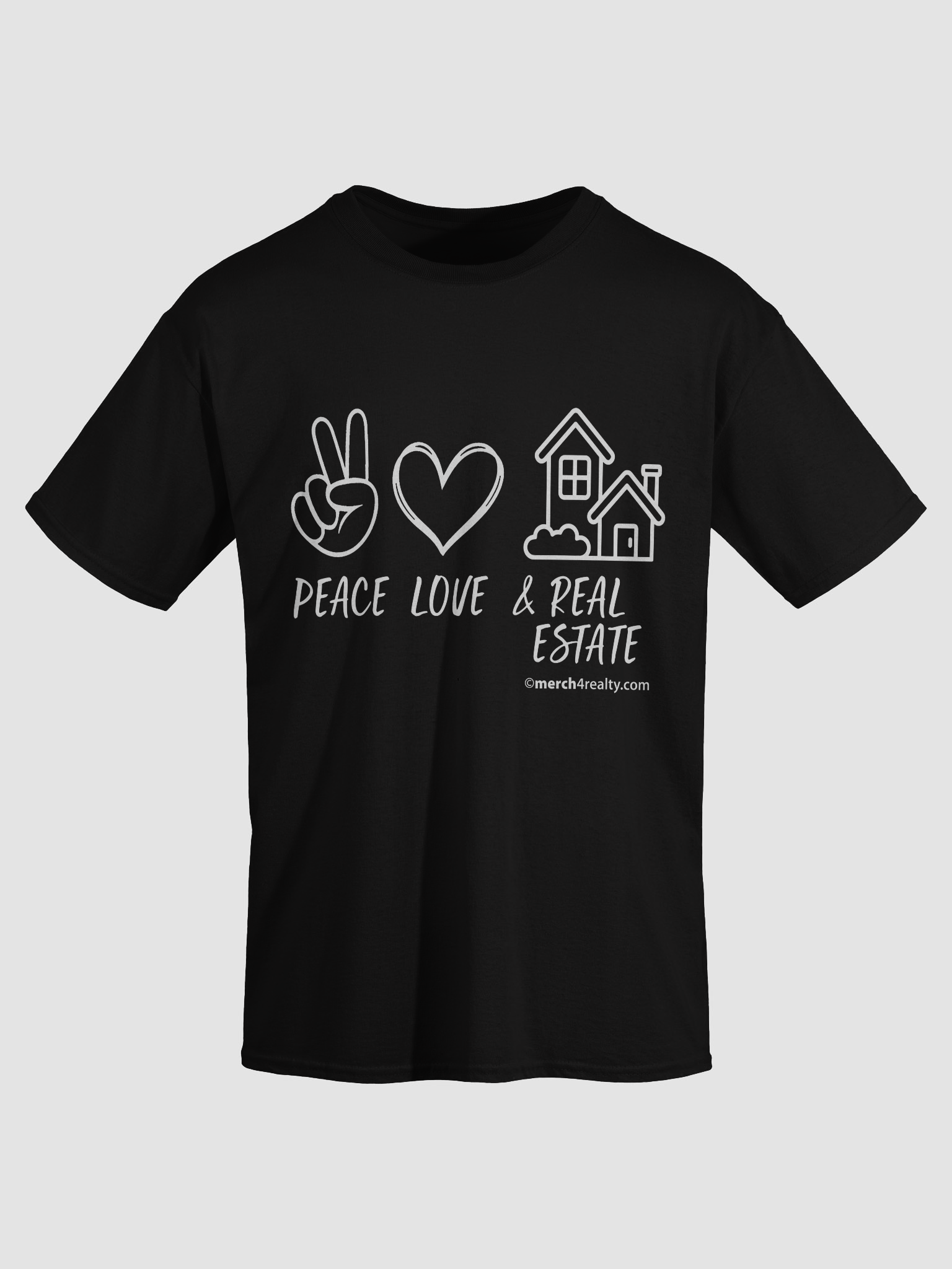 PEACE, LOVE & REAL ESTATE T-shirt product image (3)