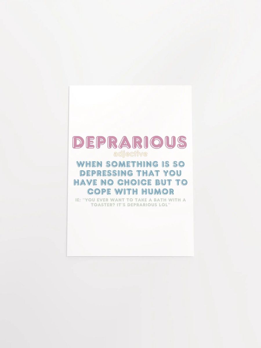 Deprarious - poster product image (39)