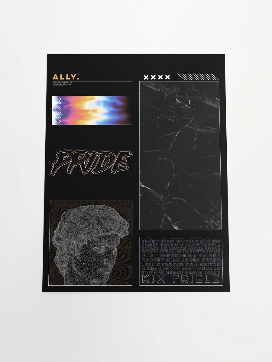 Alternative Straight Ally Pride Poster product image (8)