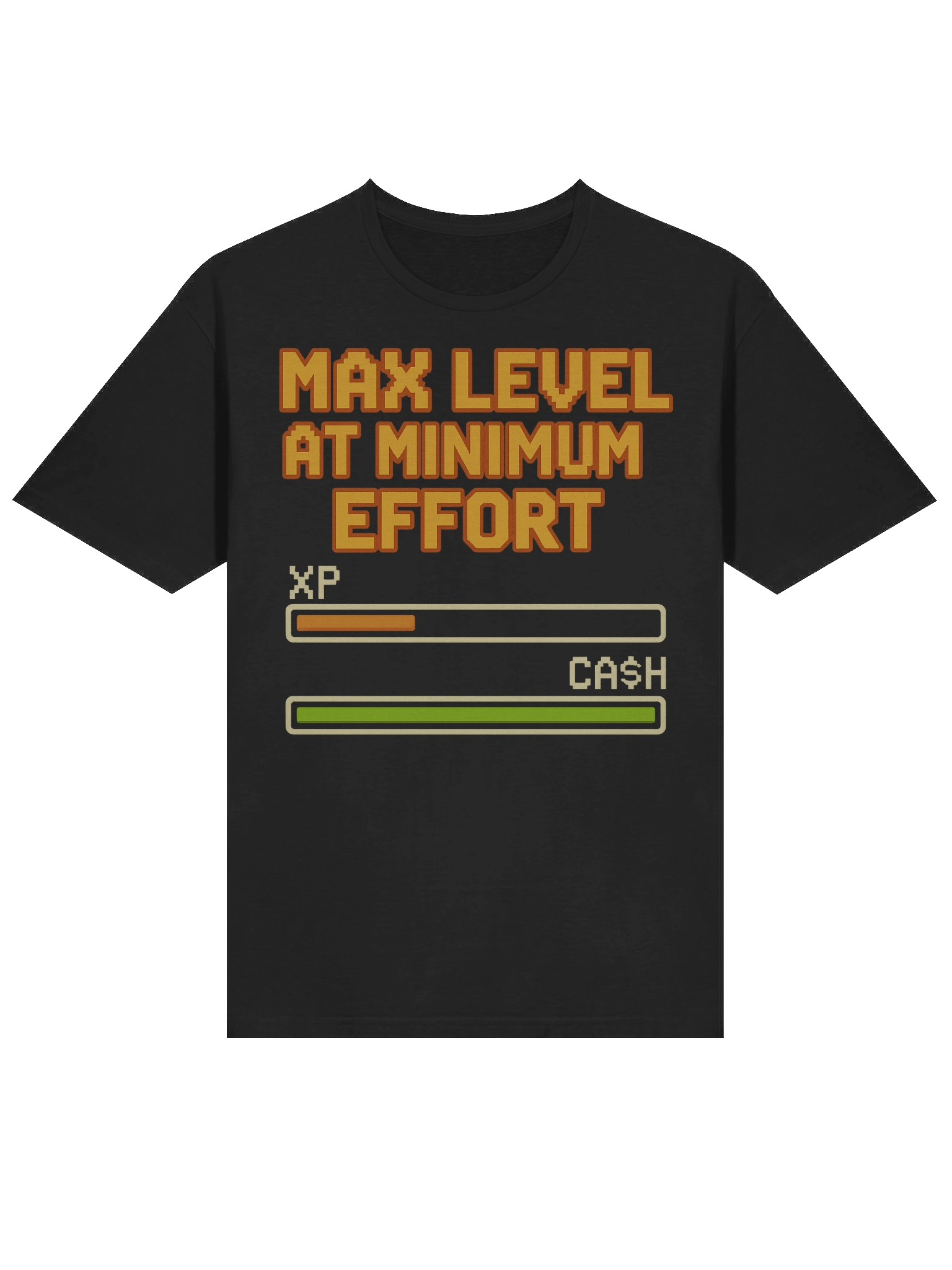 Max Level, Minimum Effort – Gamer Hustle Tee product image (3)