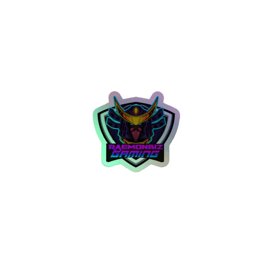 RaemonBiz Gaming Holographic Sticker product image (1)