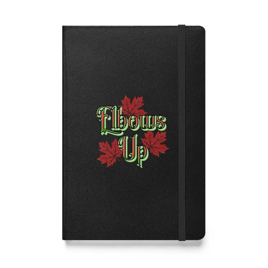 Elbows Up Maple Leaf Canada Hardcover Journal product image (1)