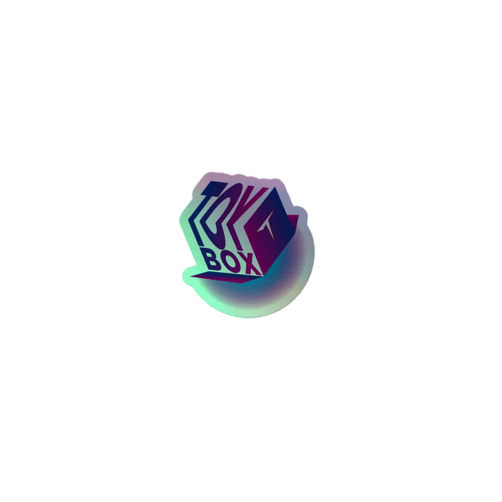 Toybox Sticker PLUS it's a Hologram Sticker so that's cool product image (1)