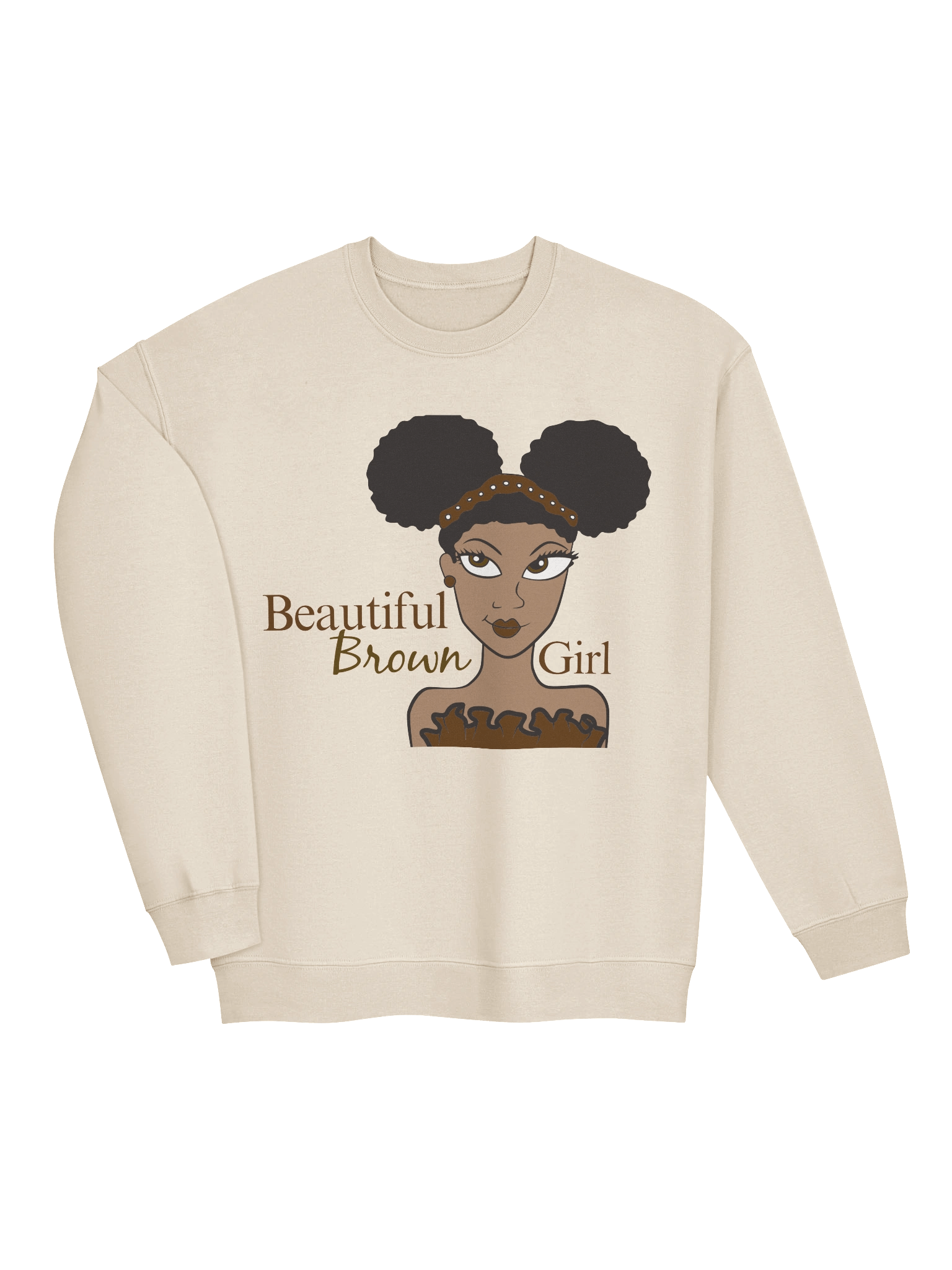 Cocoa Beautiful Brown Girl Sweatshirt product image (4)