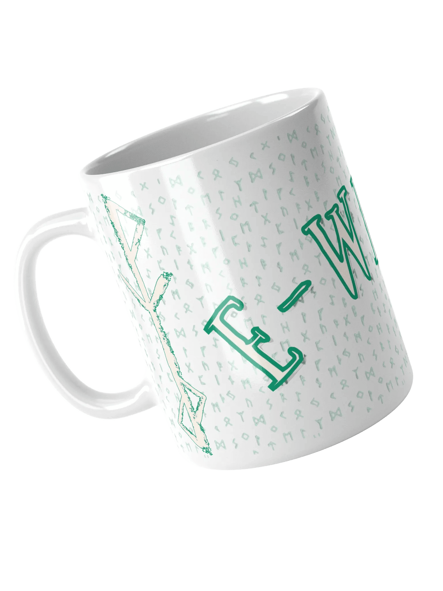 E-Weazy White Mug Runes product image (3)