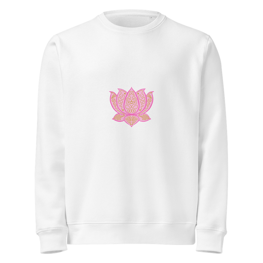 Golden Lotus Unisex Organic Sweatshirt product image (1)