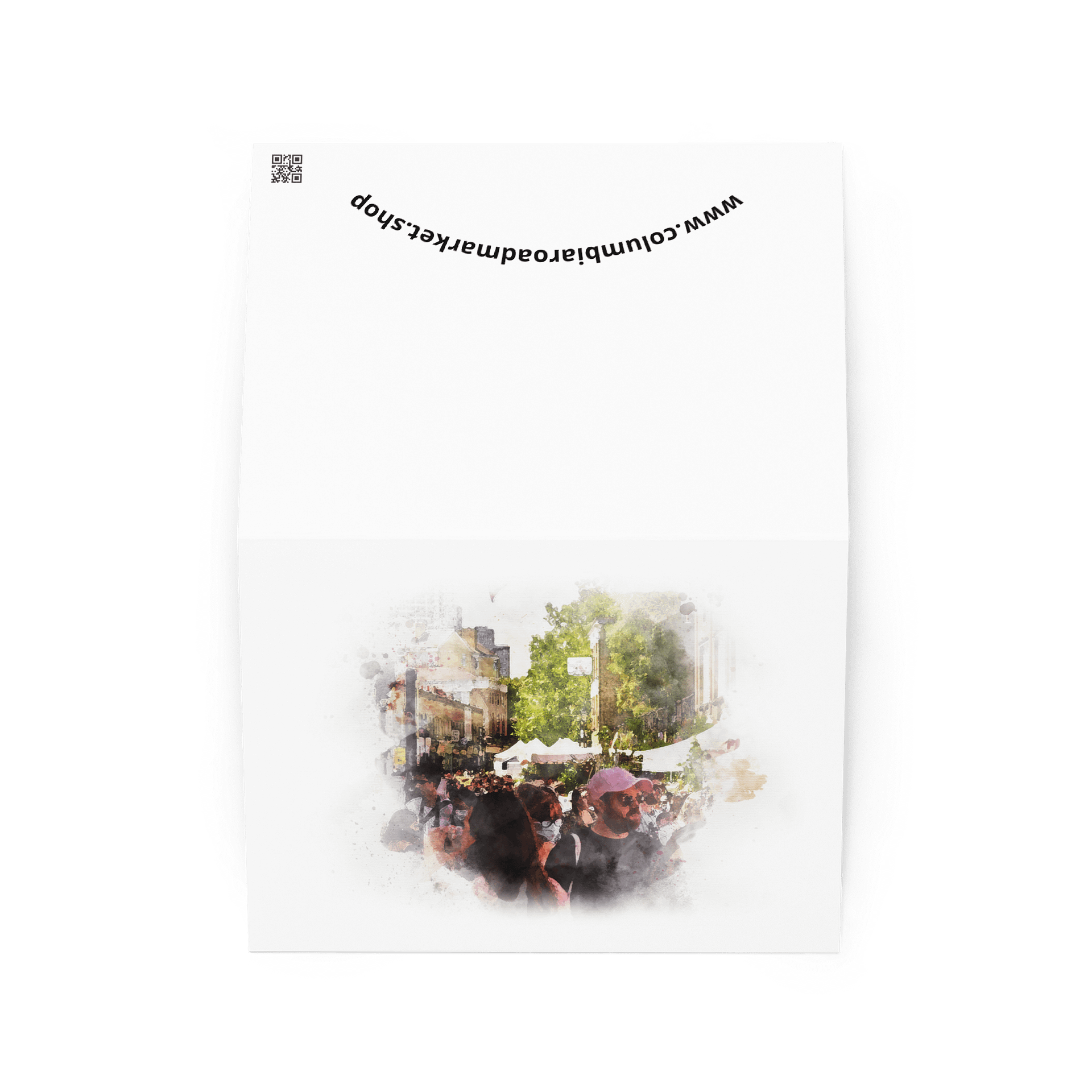 Columbia Road Market Scene Greeting Card product image (2)