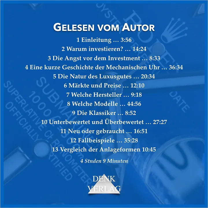 Luxusuhren Investment - Hörbuch product image (2)