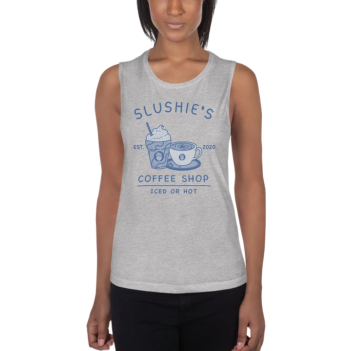 Slushie's Coffee Shop (Blue) | Women's Muscle Tank product image (2)