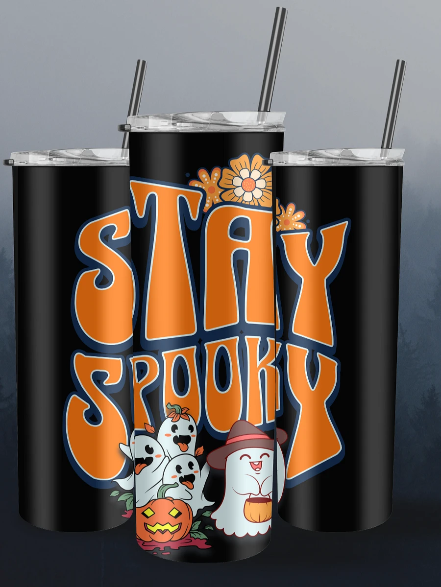 Halloween Ghosts Retro 20 0z. Skinny Tumbler product image (3)