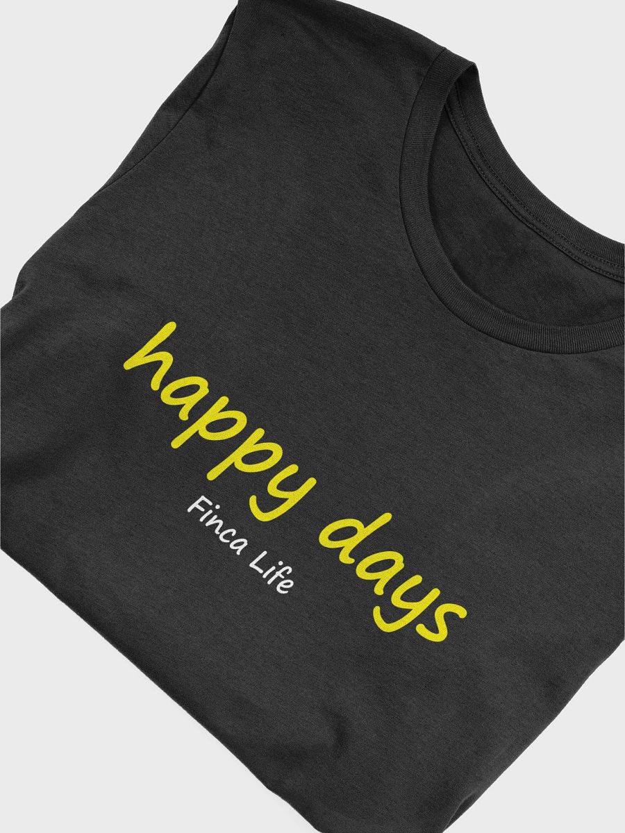 Happy days tee 1 - black product image (5)