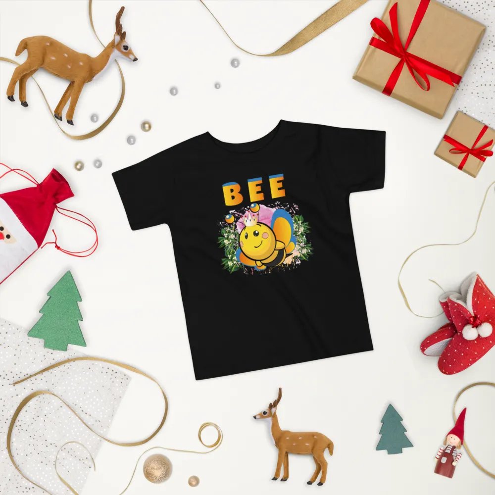 Cute Queen Bee Colorful Lovely T-Shirt-Funny Gift for Boys & Girls product image (3)