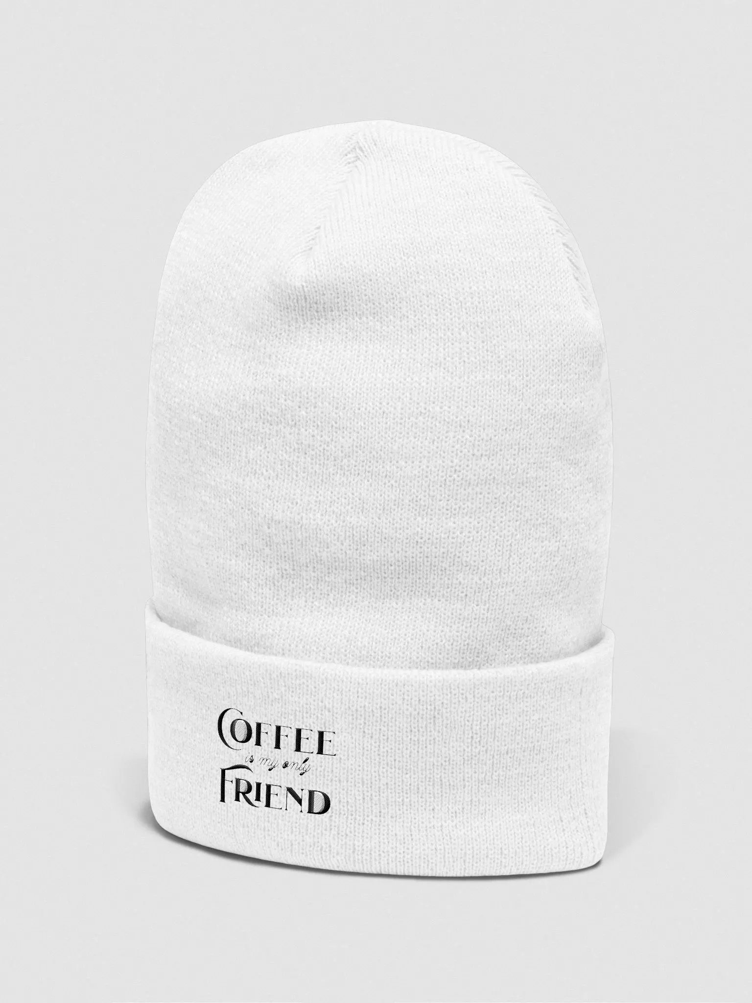 Abstract Monochrome Cuffed Beanie product image (4)