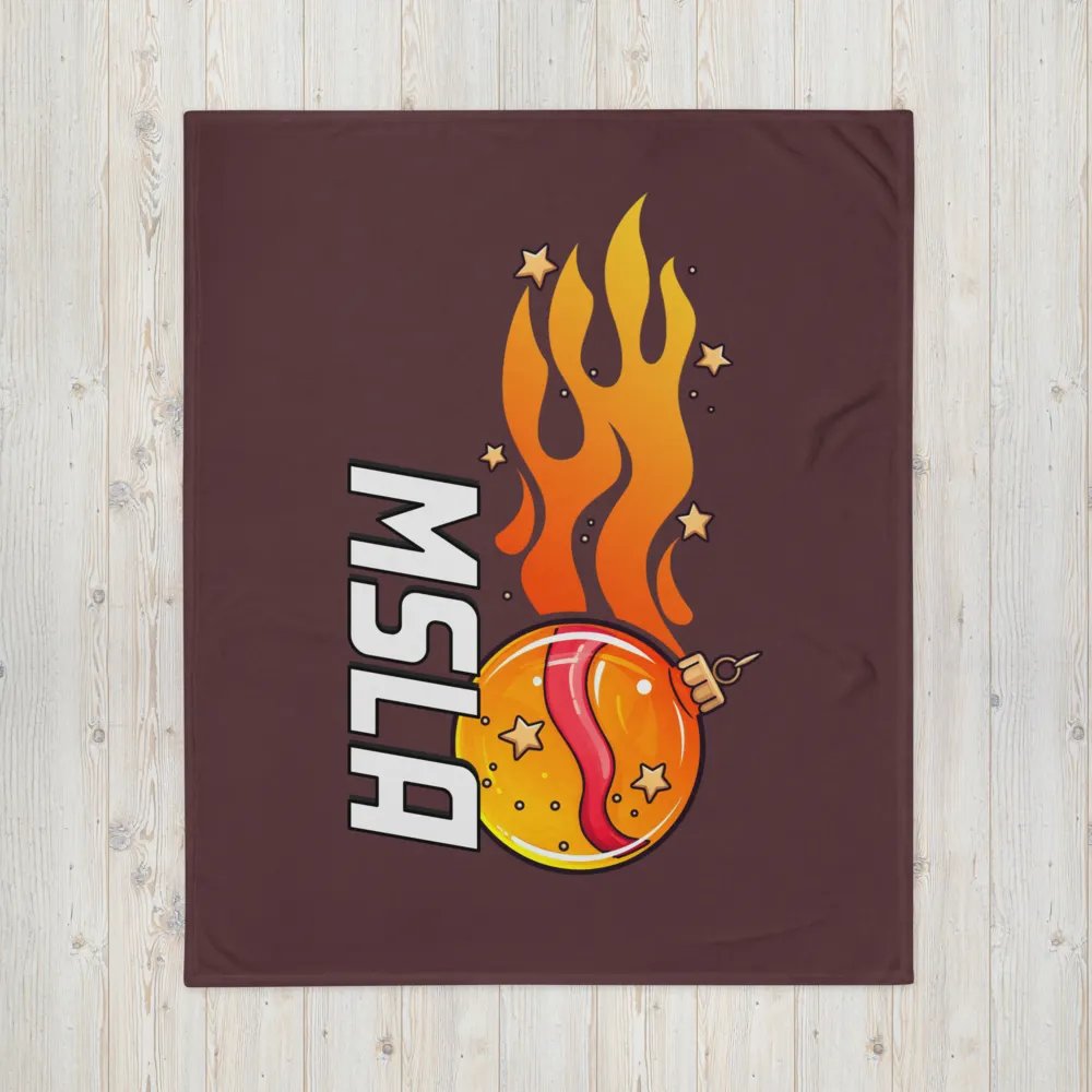 MSLA Holiday Ornament Throw Blanket product image (2)