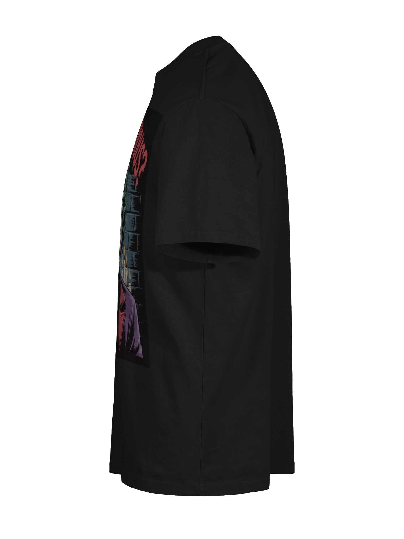 Sinister Query: Why So Serious? Joker Oversized Faded T-Shirt product image (10)