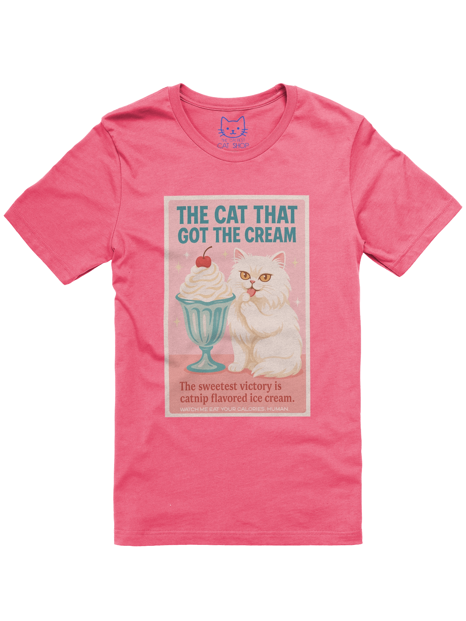 The Cat That Got the Cream Catnip Dessert Unisex T-Shirt product image (73)