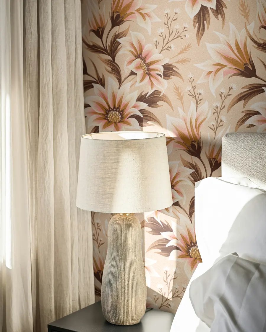 Wallpaper Mockup - Bedside with White Lamp product image (3)