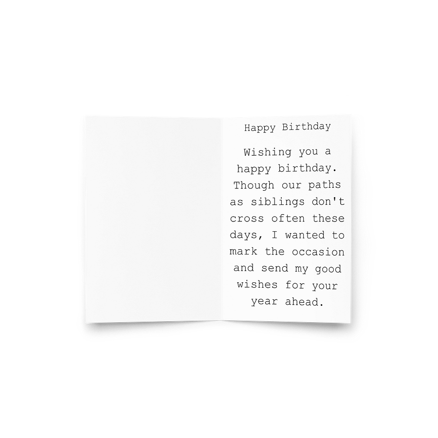 Birthday card - General tone product image (3)