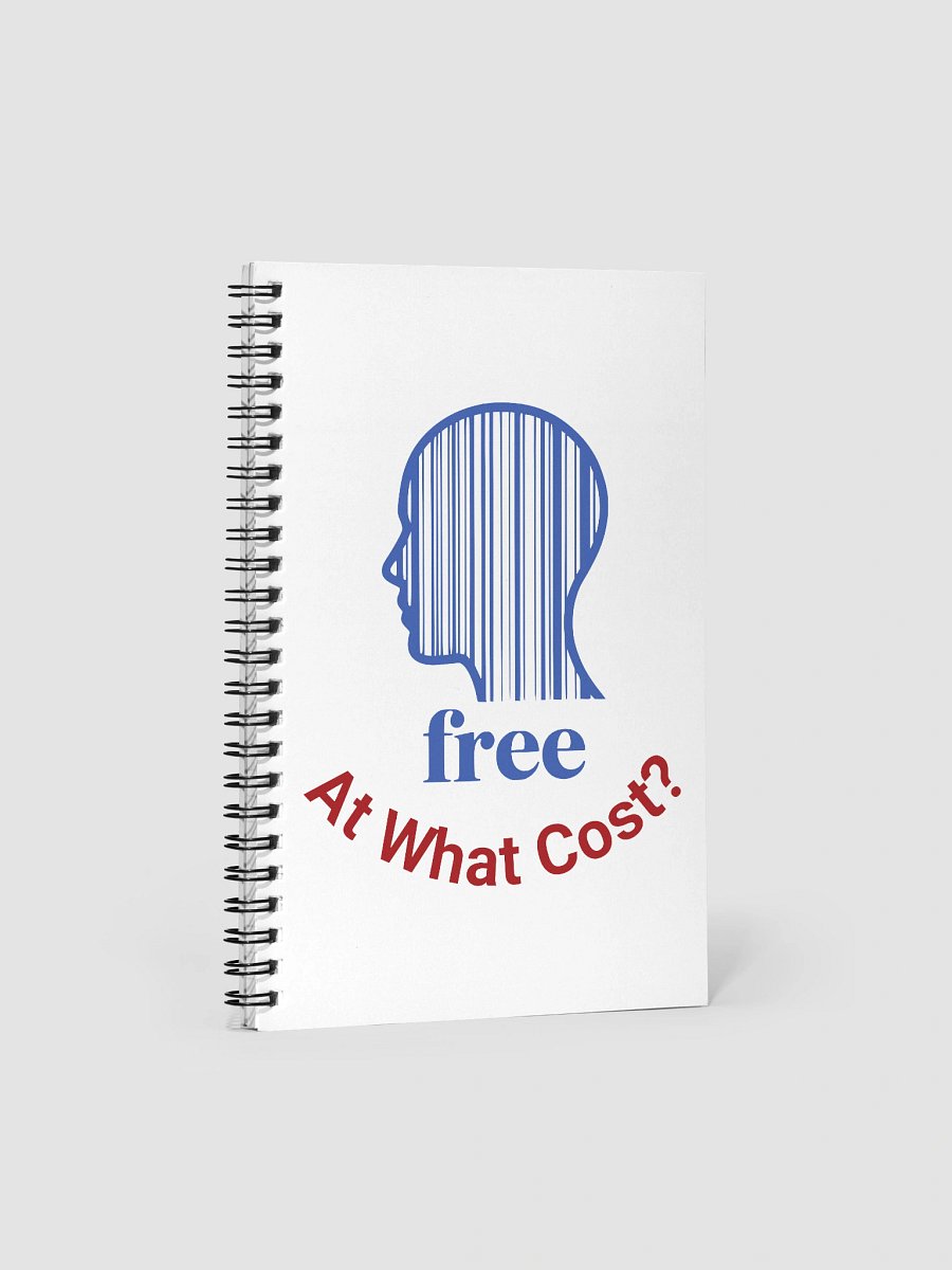 Barcode Identity The Price of Freedom spiral notebook product image (1)