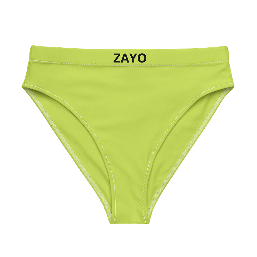 ZAYO Bold Lime High Waisted Bikini Bottom product image (2)