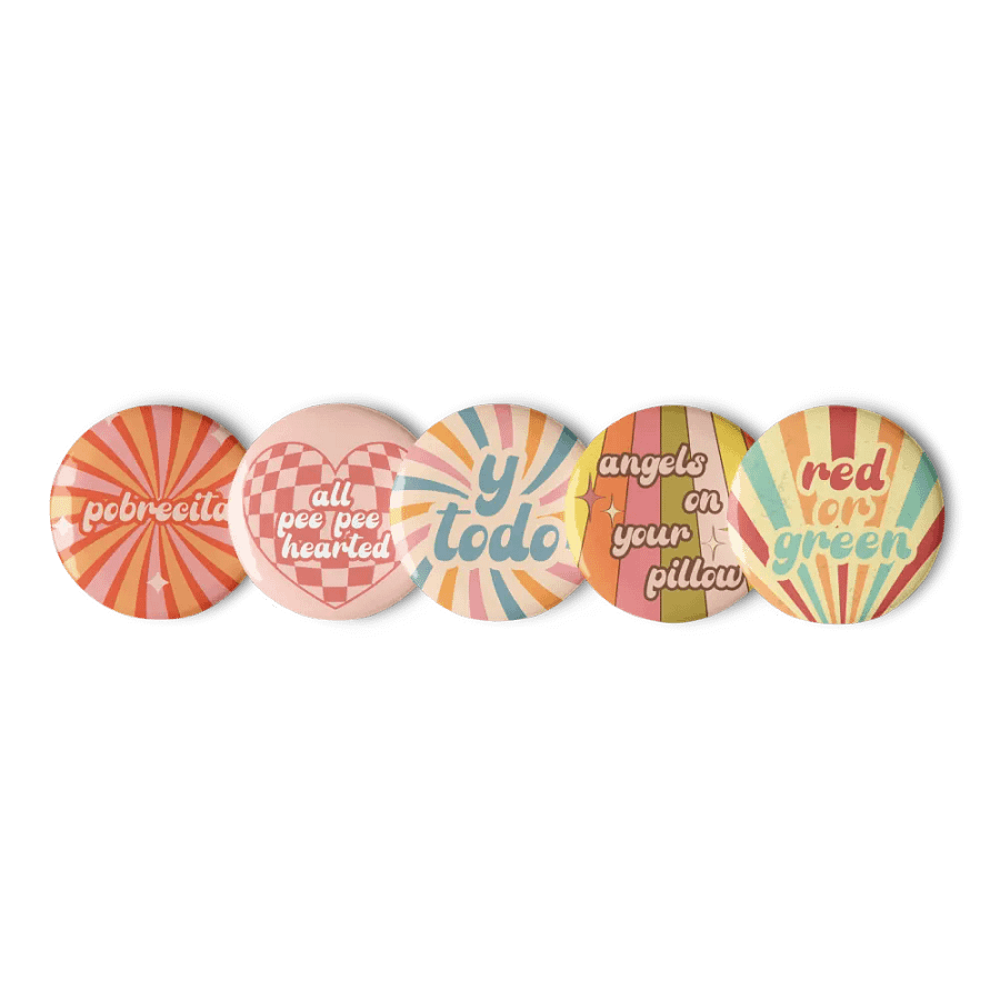 Retro Burque Pins product image (2)