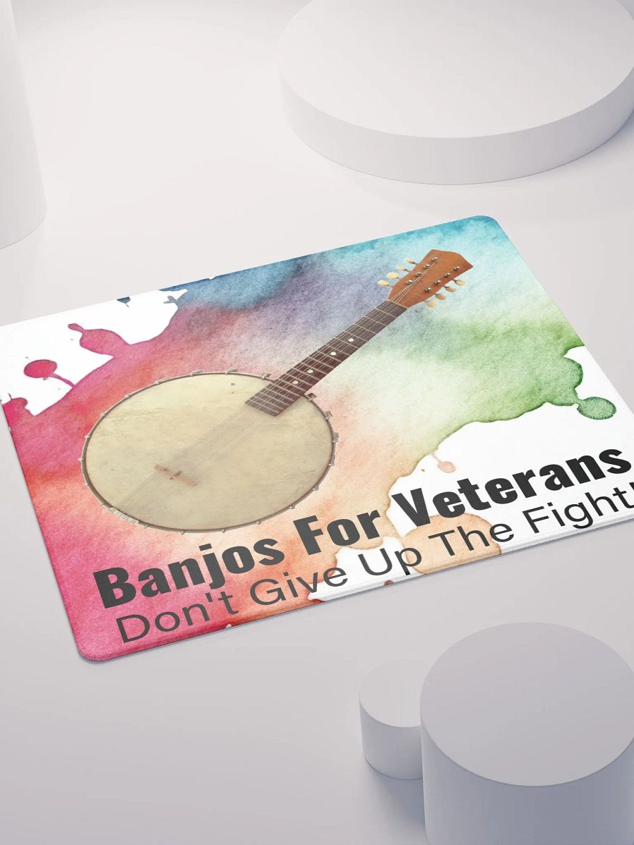 Banjos For Veterans (B4V) Artwork Gaming Mouse Pad product image (4)