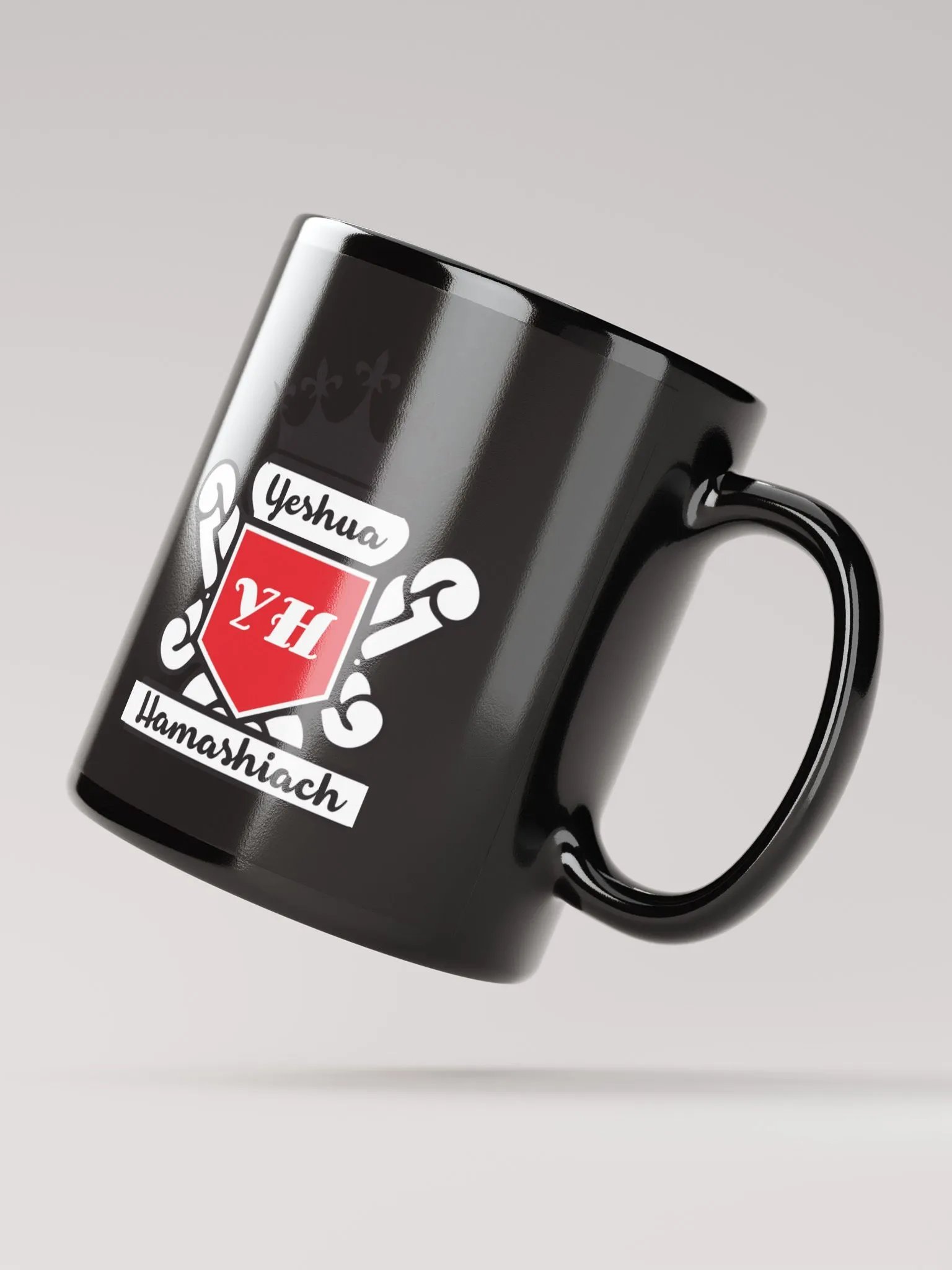 Yeshua Hamashiach 2 (Jesus Christ) Black Mug product image (2)