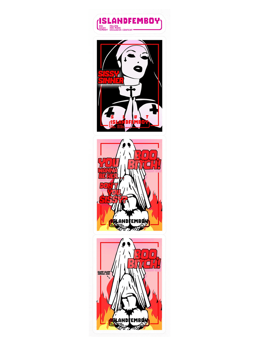 ISLANDFEMBOY : Sissy Sticker Pack : Femboy : Twink product image (4)