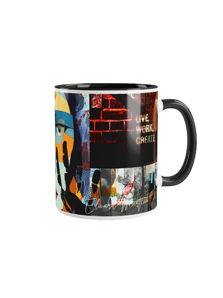 'Live, Work, Create' by Edward Martin Ceramic Mug product image (14)