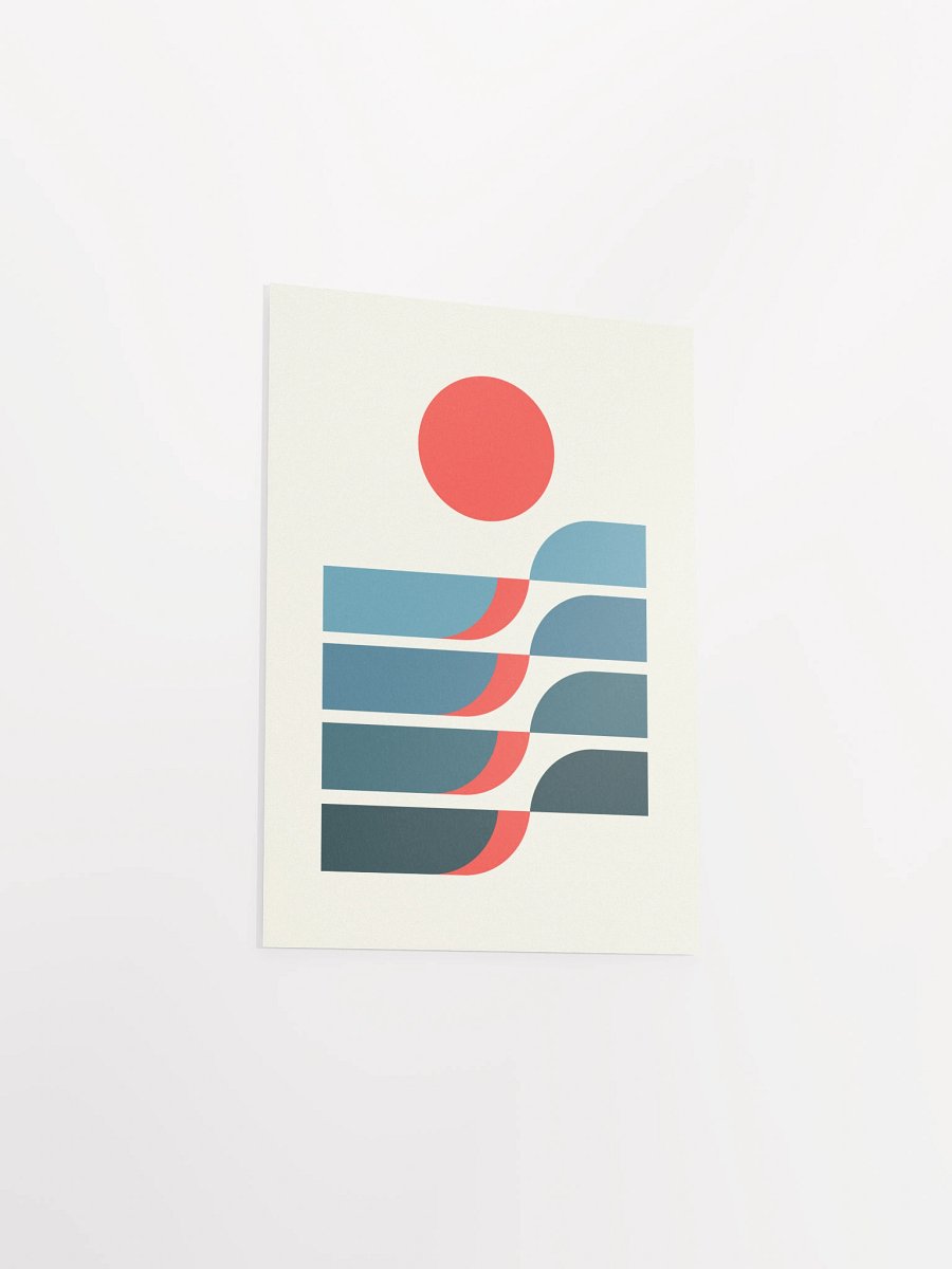 Rolling sea waves Art Print product image (22)
