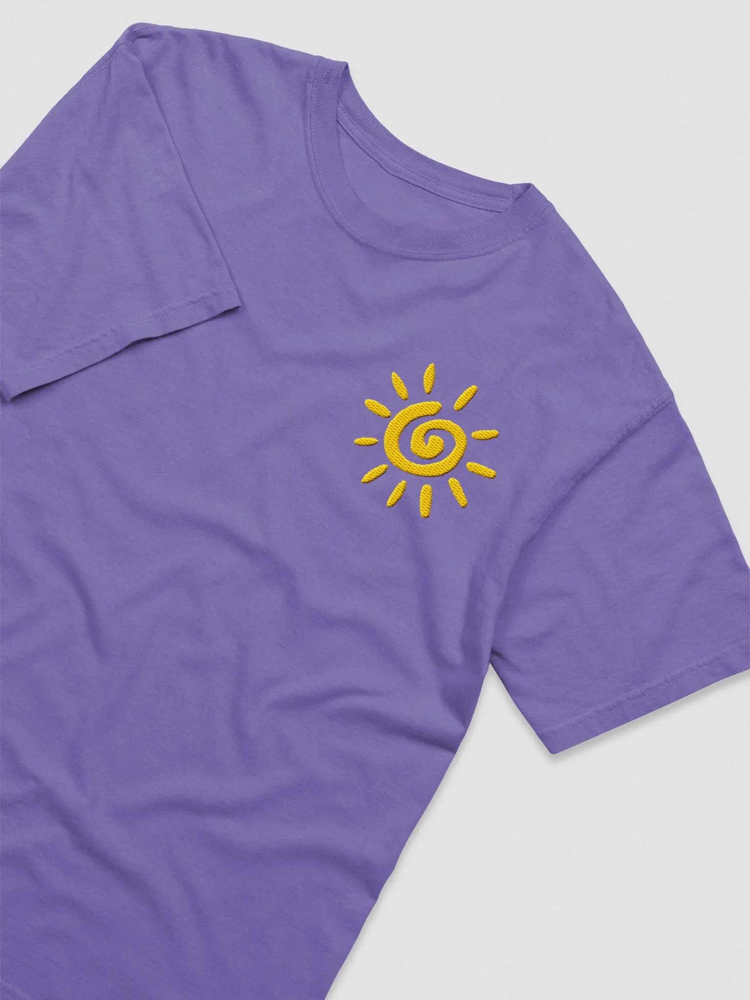 Spiral Sunburst Cotton T-Shirt product image (43)