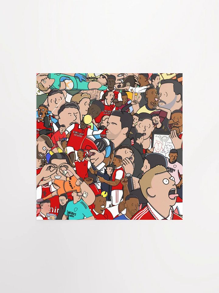 Poorly Drawn Arsenal Poster product image (1)