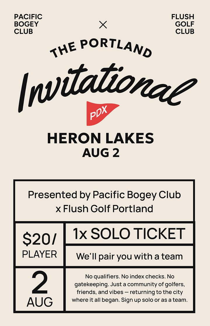 Solo Ticket - The PDX Invitational product image (1)