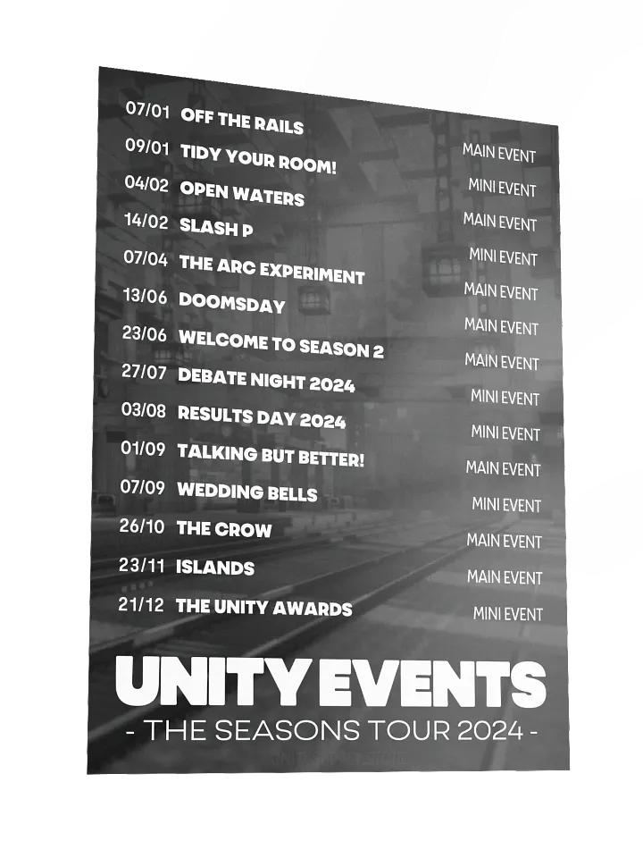 Season 1 & 2 Tour Poster product image (2)