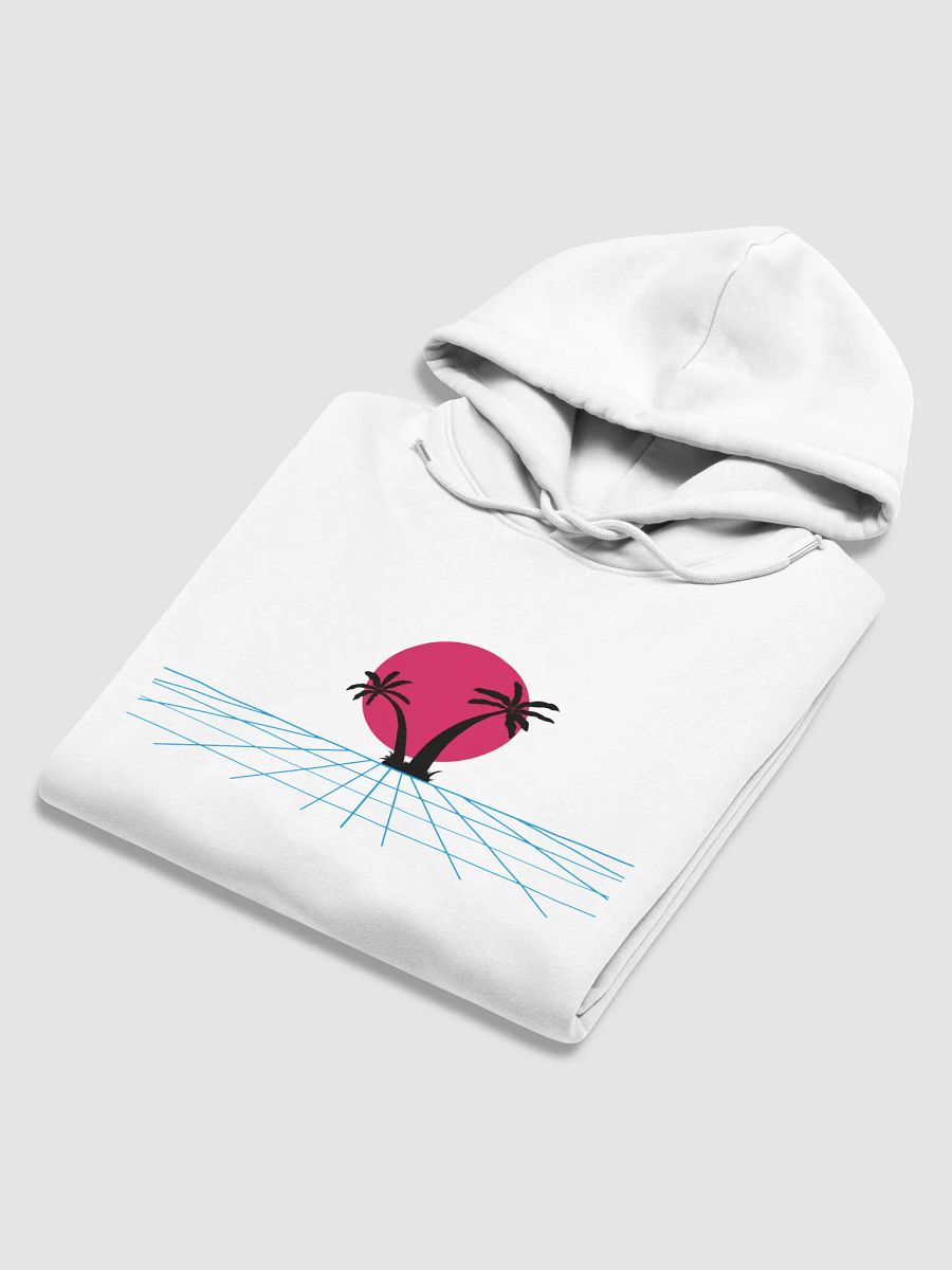 Retro Sunset Palm Eco Hoodie product image (6)