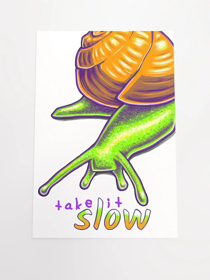 TAKE IT SLOW POSTER product image (1)