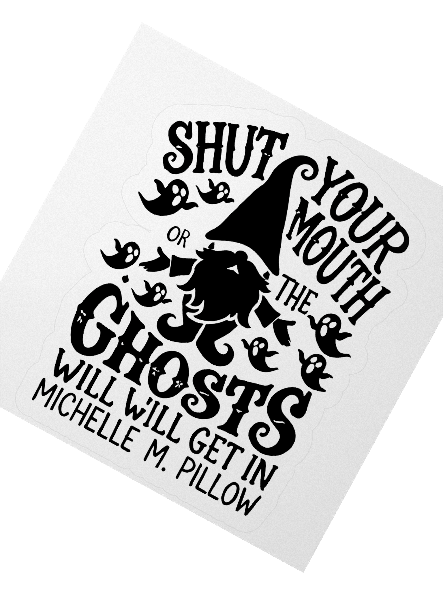 Shut Your Mouth Gnome Sticker product image (4)