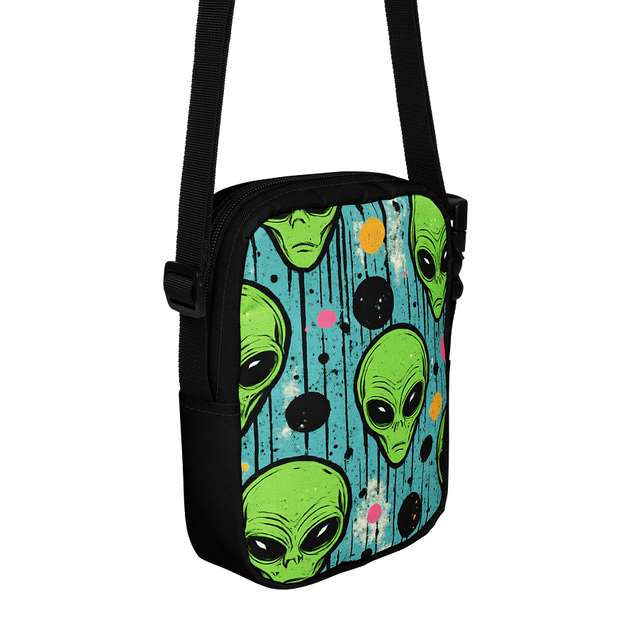 Aliens Paint Neon Graffiti Pop Art - Utility Croosbody Bag product image (3)