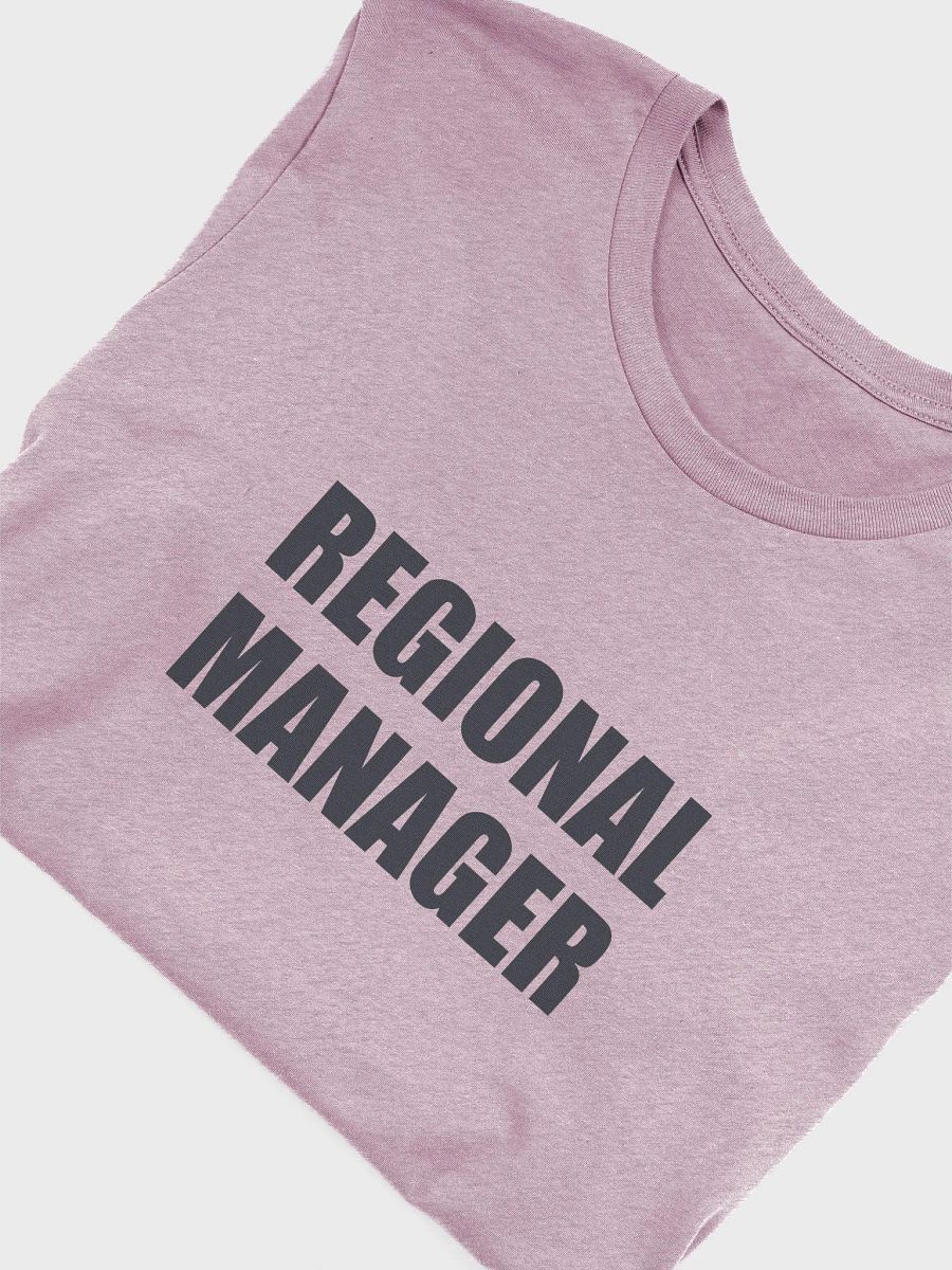Regional Manager - Unisex T-shirt Bella Canvas 3001 product image (25)