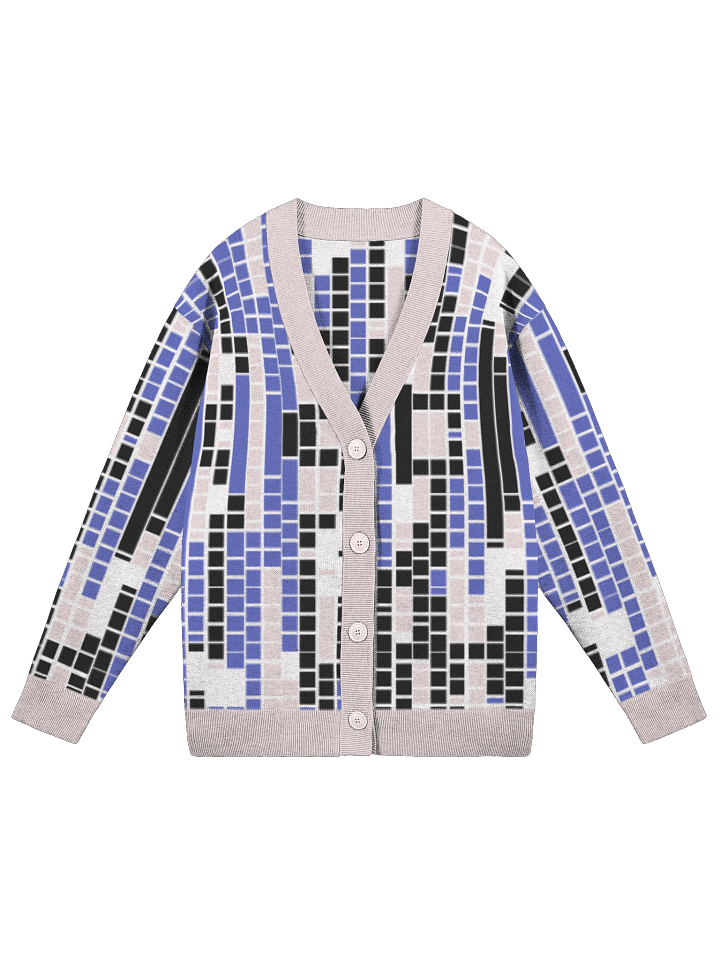Vibrant Jacquard Knit Cardigan product image (5)