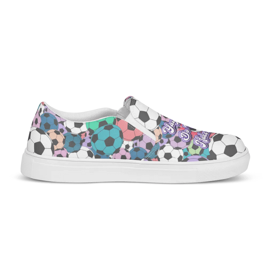 Yay Sports Soccer Football All Over Print Slip On Shoes product image (8)