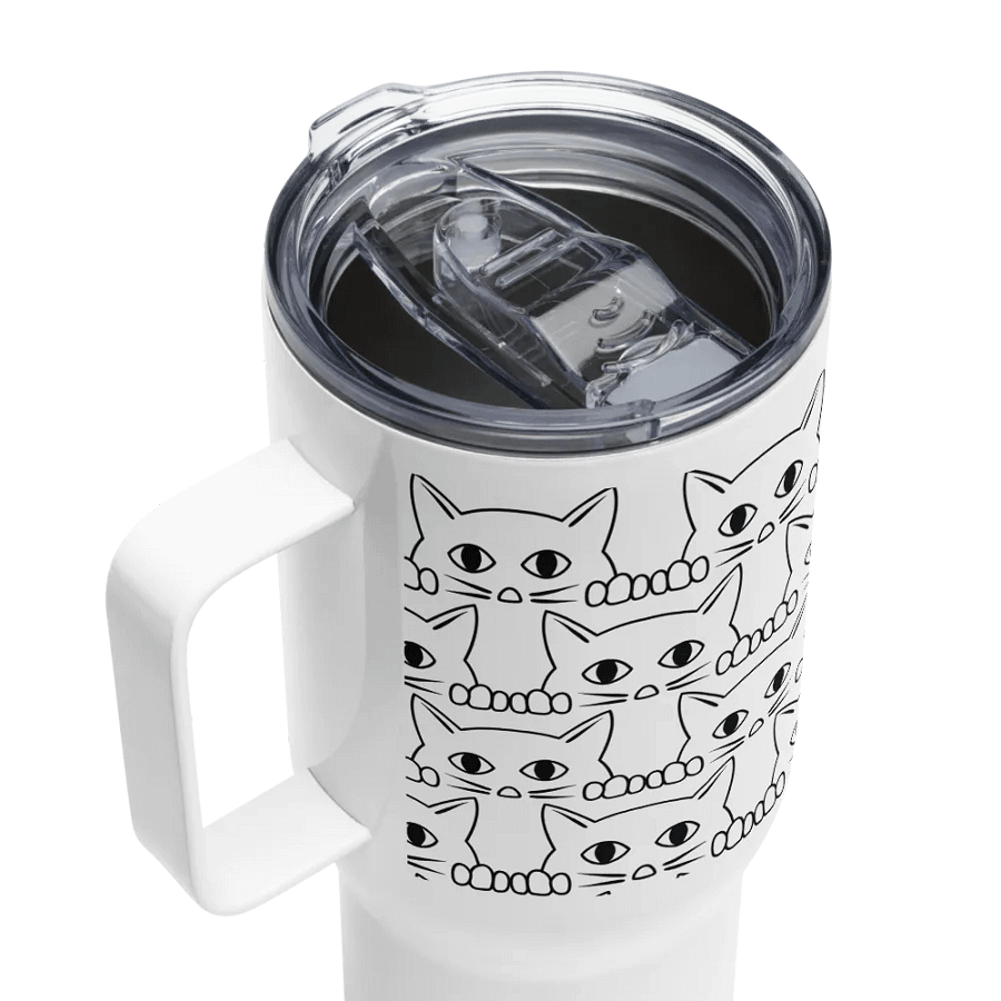 Peeping Kitten 25 oz Travel Mug product image (7)