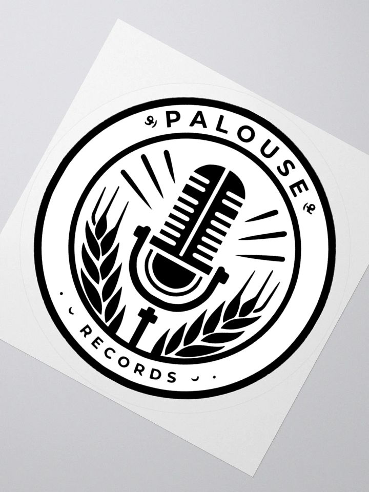 Vintage Microphone Logo Stickers product image (3)