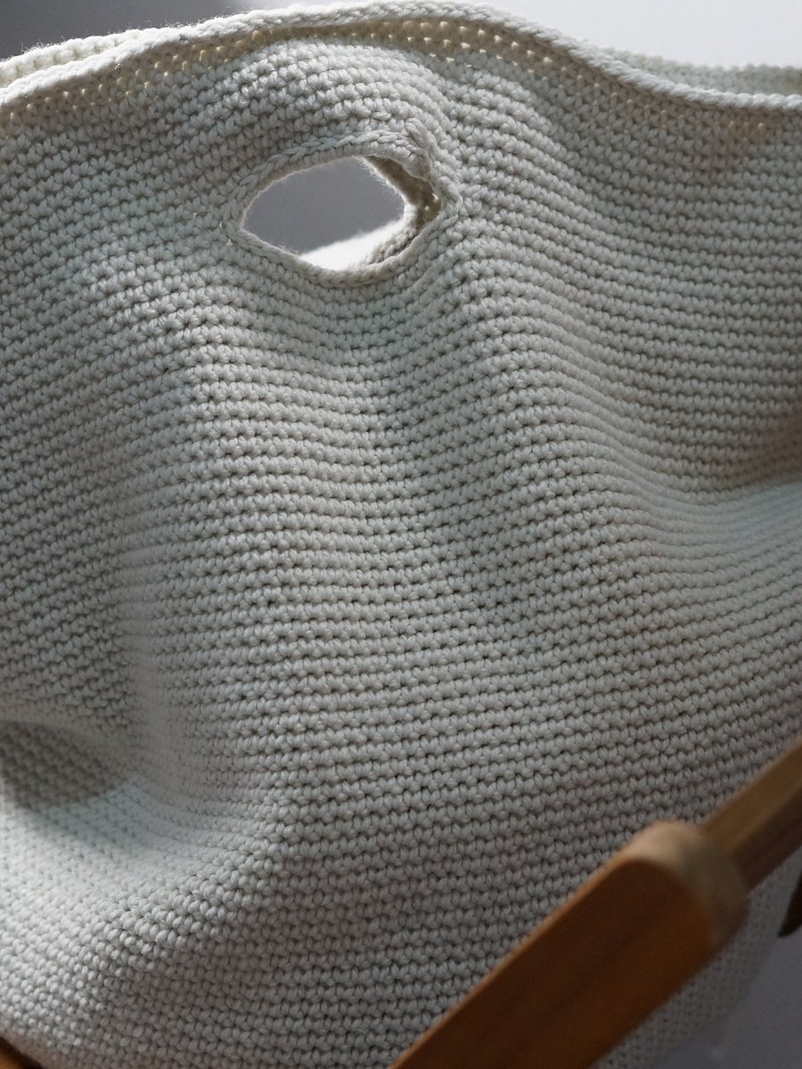 Round grocery shopping bag Crochet pattern product image (3)