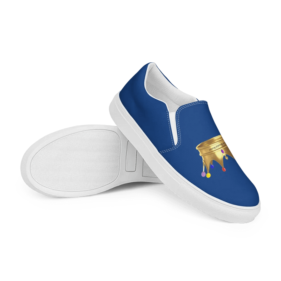 Queendom Beautiful Women Crown Canvas Shoes /Blue-Tanzanite (TM) product image (6)