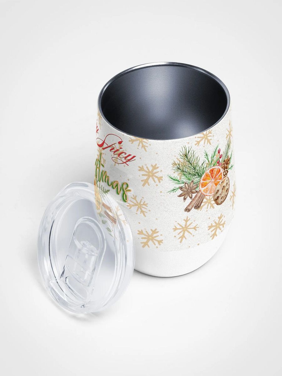 Spicy Christmas Wine Tumbler for moms dads friends colleagues product image (3)