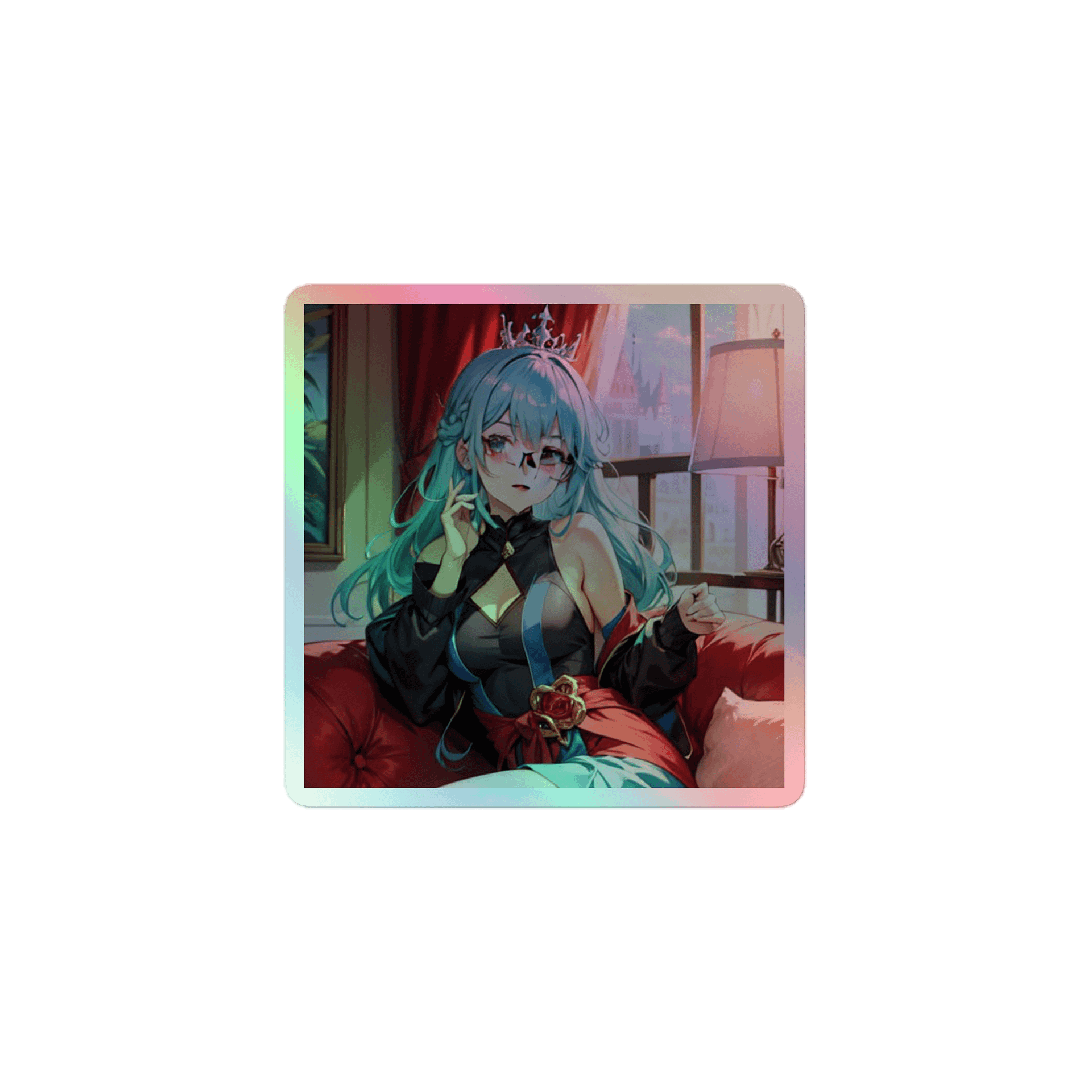 Aqua K Princess HOLOGRAPHIC" STICKERS product image (1)