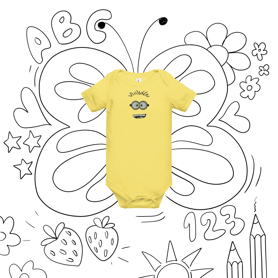 Minions Embroidered Baby Onesie product image (9)