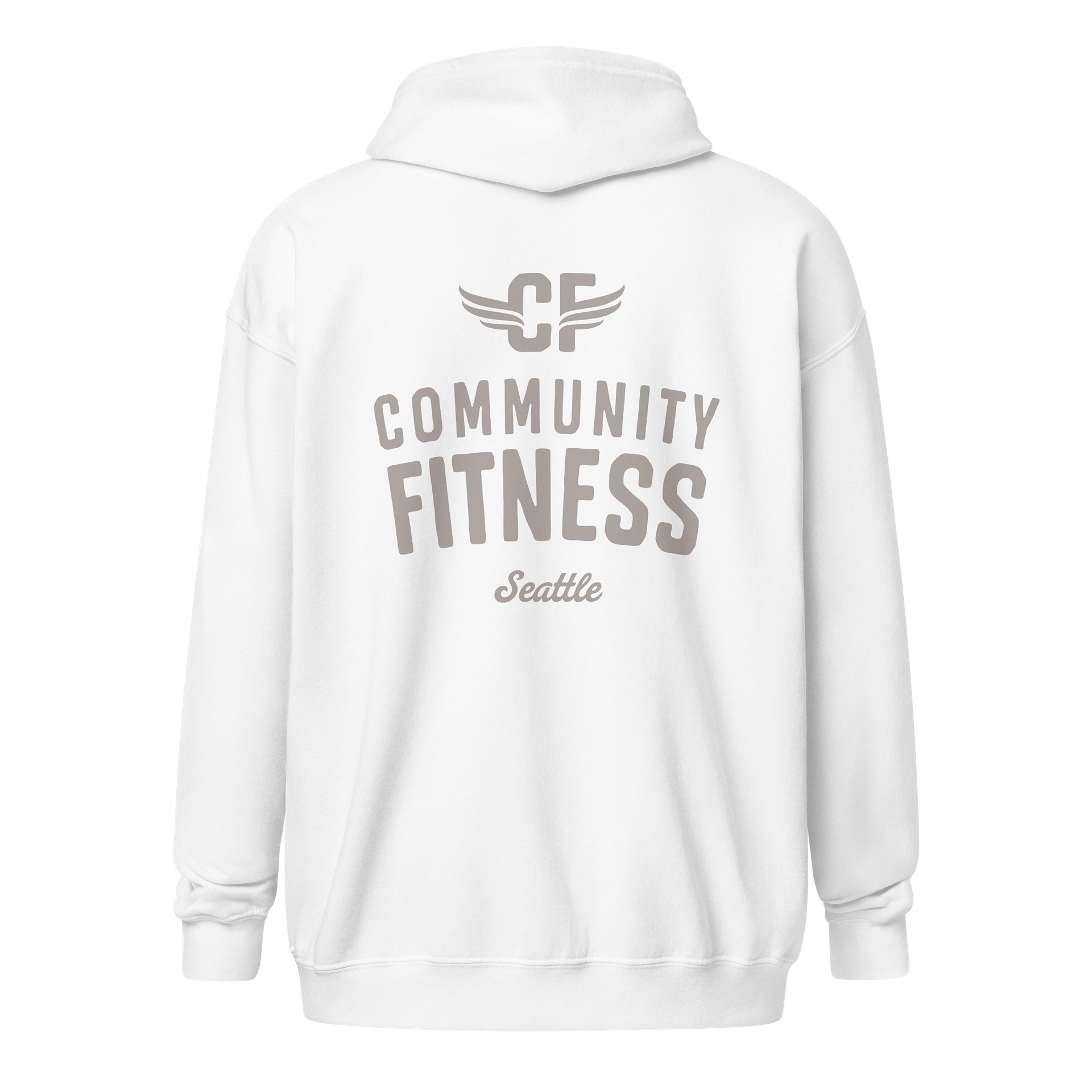 Classic Zip Hoodie | White product image (2)