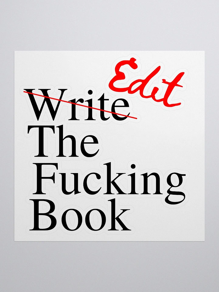Edit the Fucking Book Sticker product image (1)